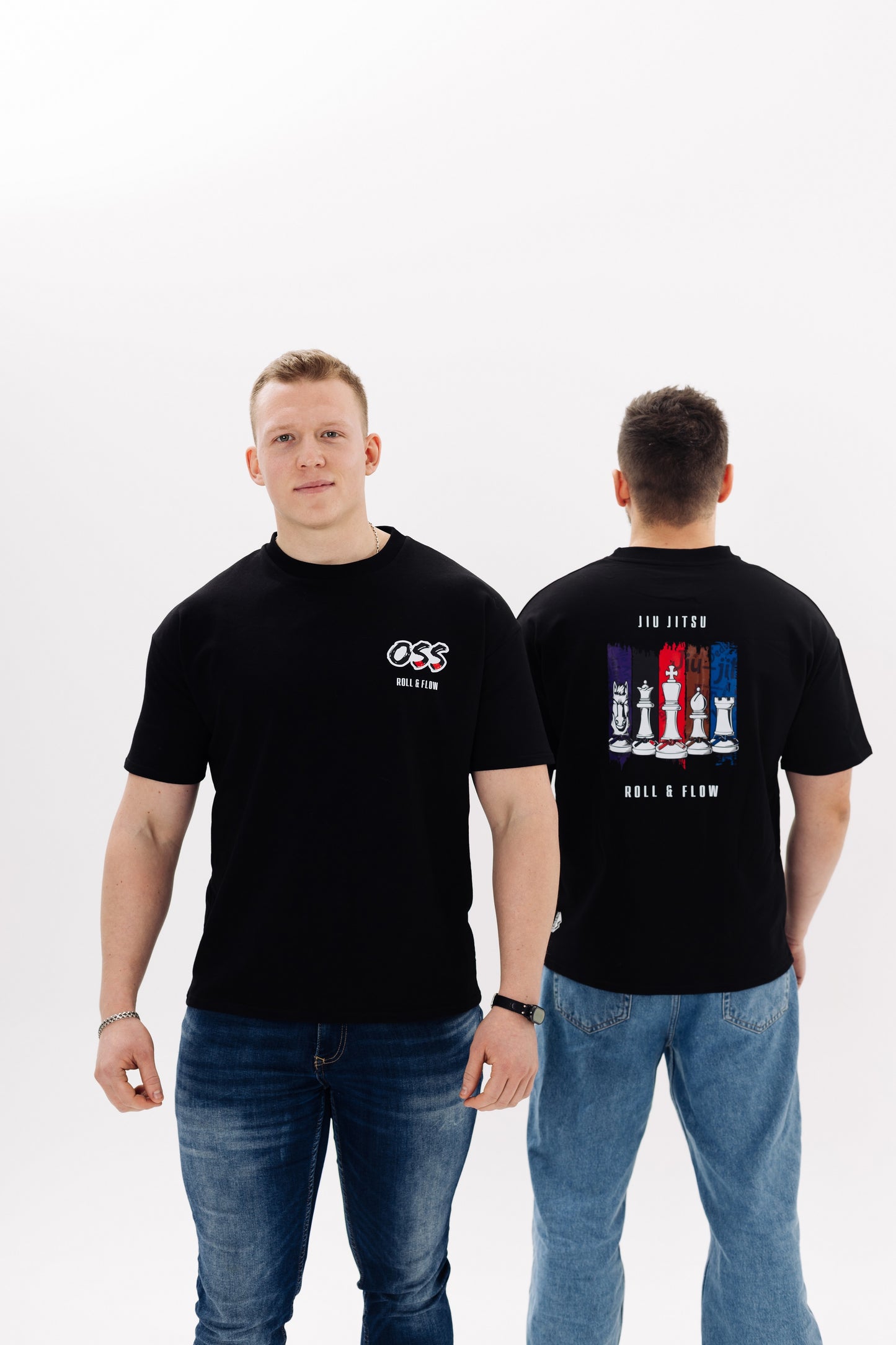 "OSS Oversized T-Shirt by Roll & Flow – Bold Style Meets Martial Arts Spirit"