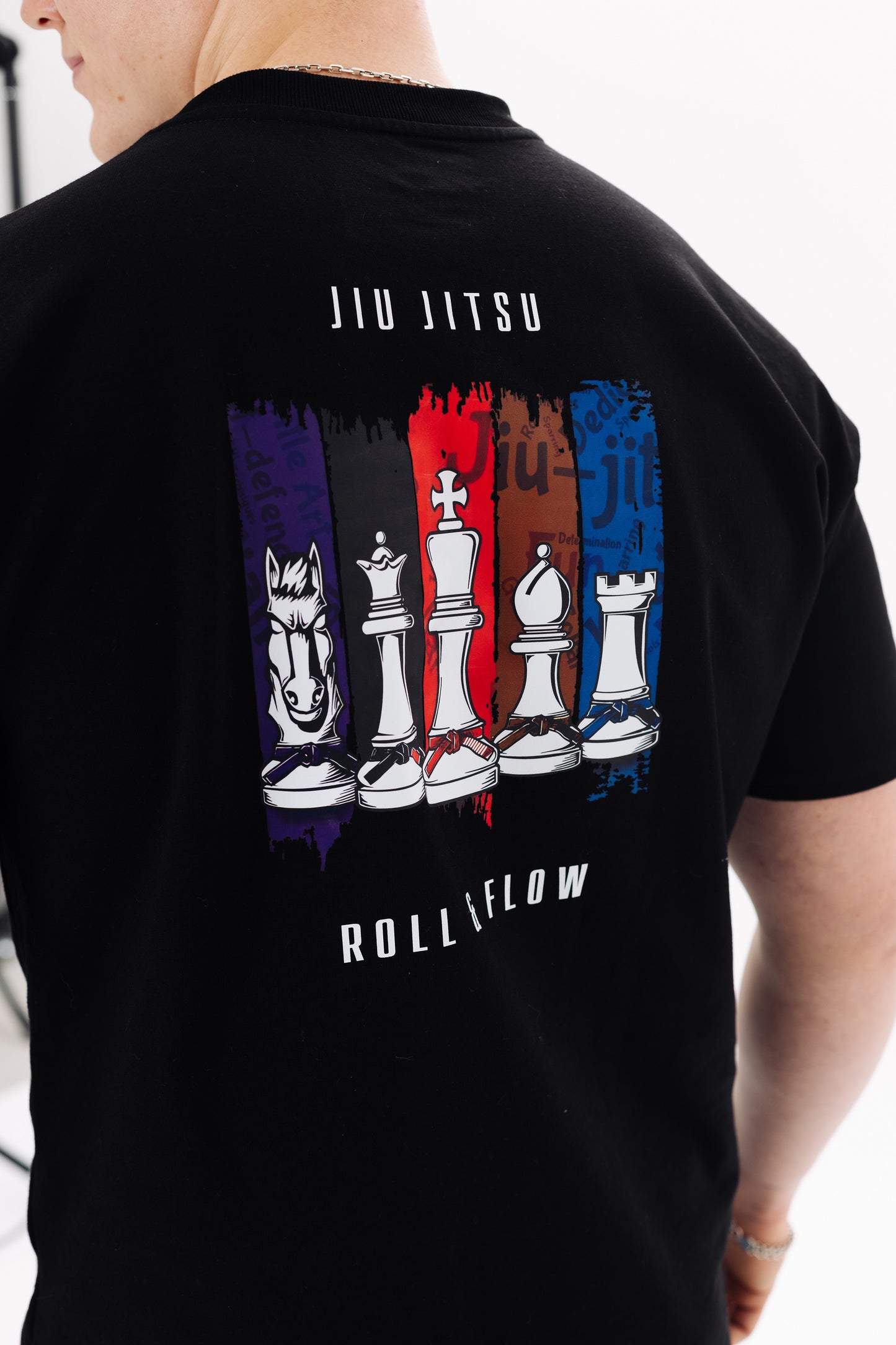 "OSS Oversized T-Shirt by Roll & Flow – Bold Style Meets Martial Arts Spirit"