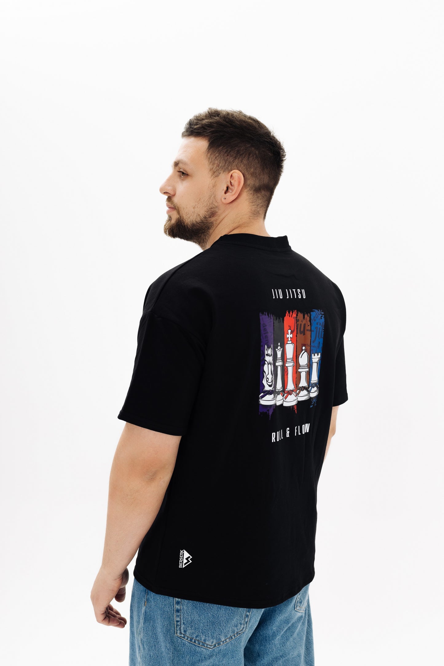 "OSS Oversized T-Shirt by Roll & Flow – Bold Style Meets Martial Arts Spirit"