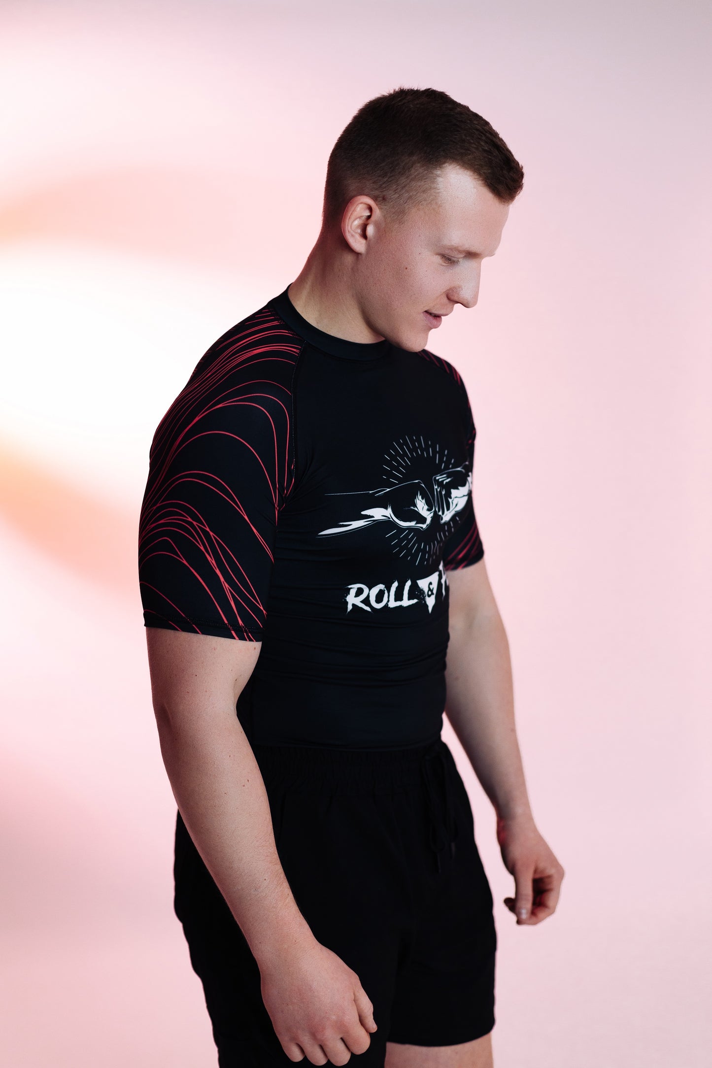 "Bull Charge" Rashguard Roll &Flow-Perfect for BJJ,Grappling and MMA