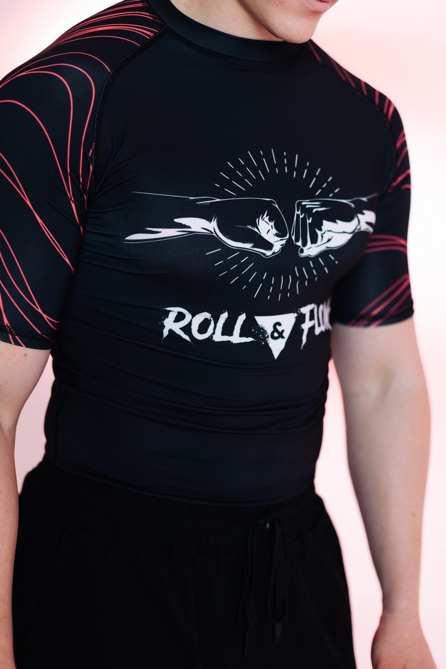 "Bull Charge" Rashguard Roll &Flow-Perfect for BJJ,Grappling and MMA