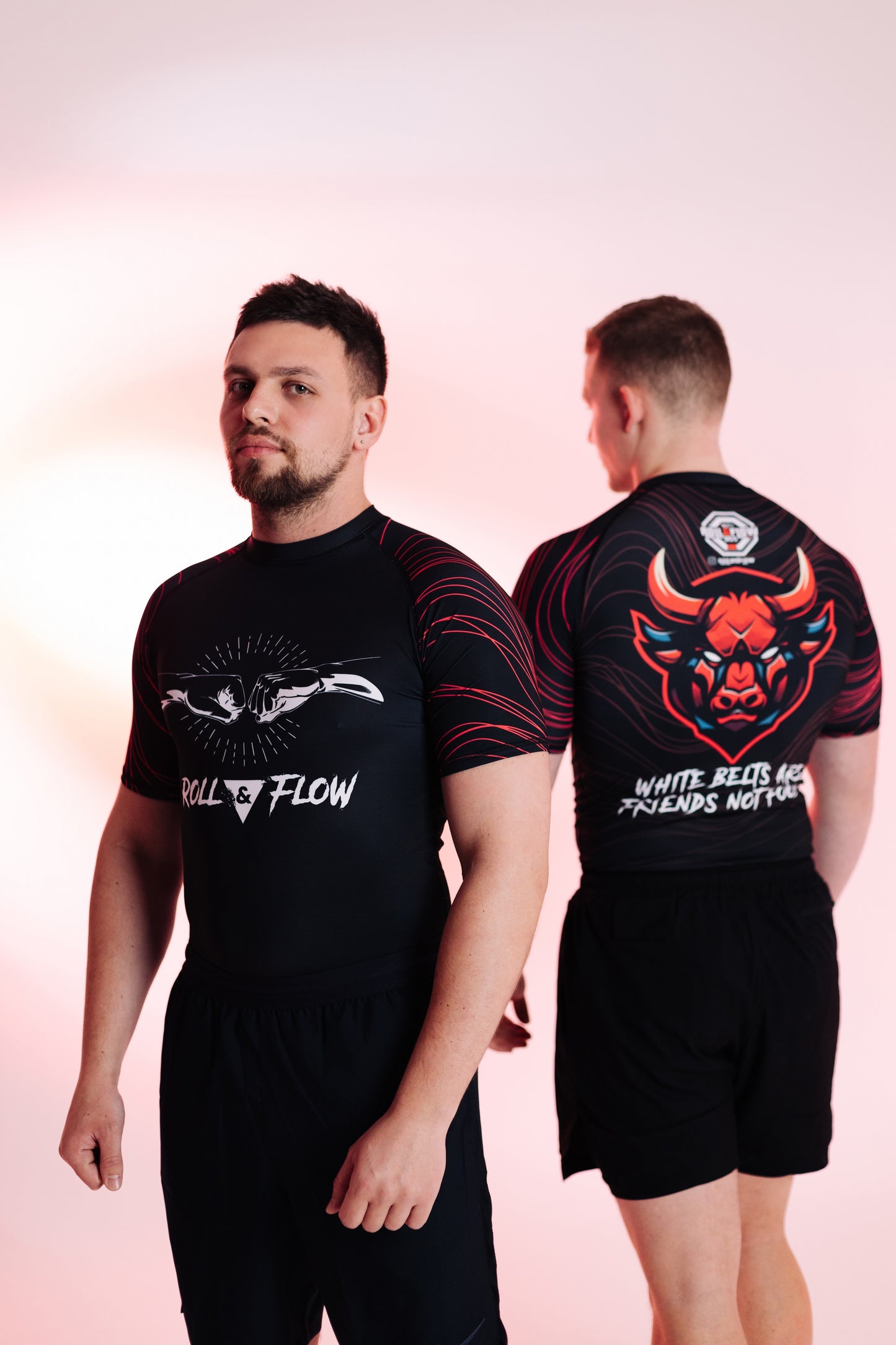 "Bull Charge" Rashguard Roll &Flow-Perfect for BJJ,Grappling and MMA