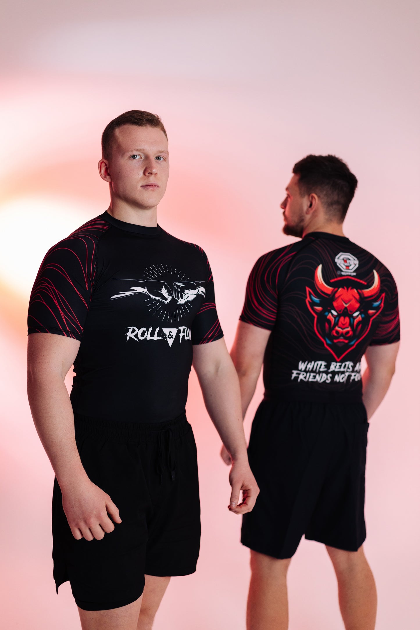 "Bull Charge" Rashguard Roll &Flow-Perfect for BJJ,Grappling and MMA