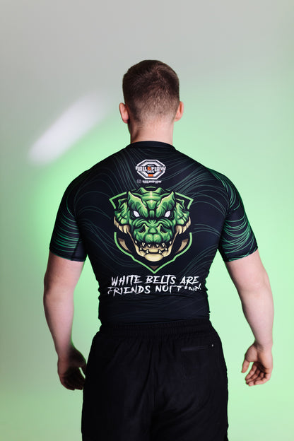 "Crocodile Fury"  Rashguard   Roll &Flow-  Perfect for BJJ,Grappling and MMA