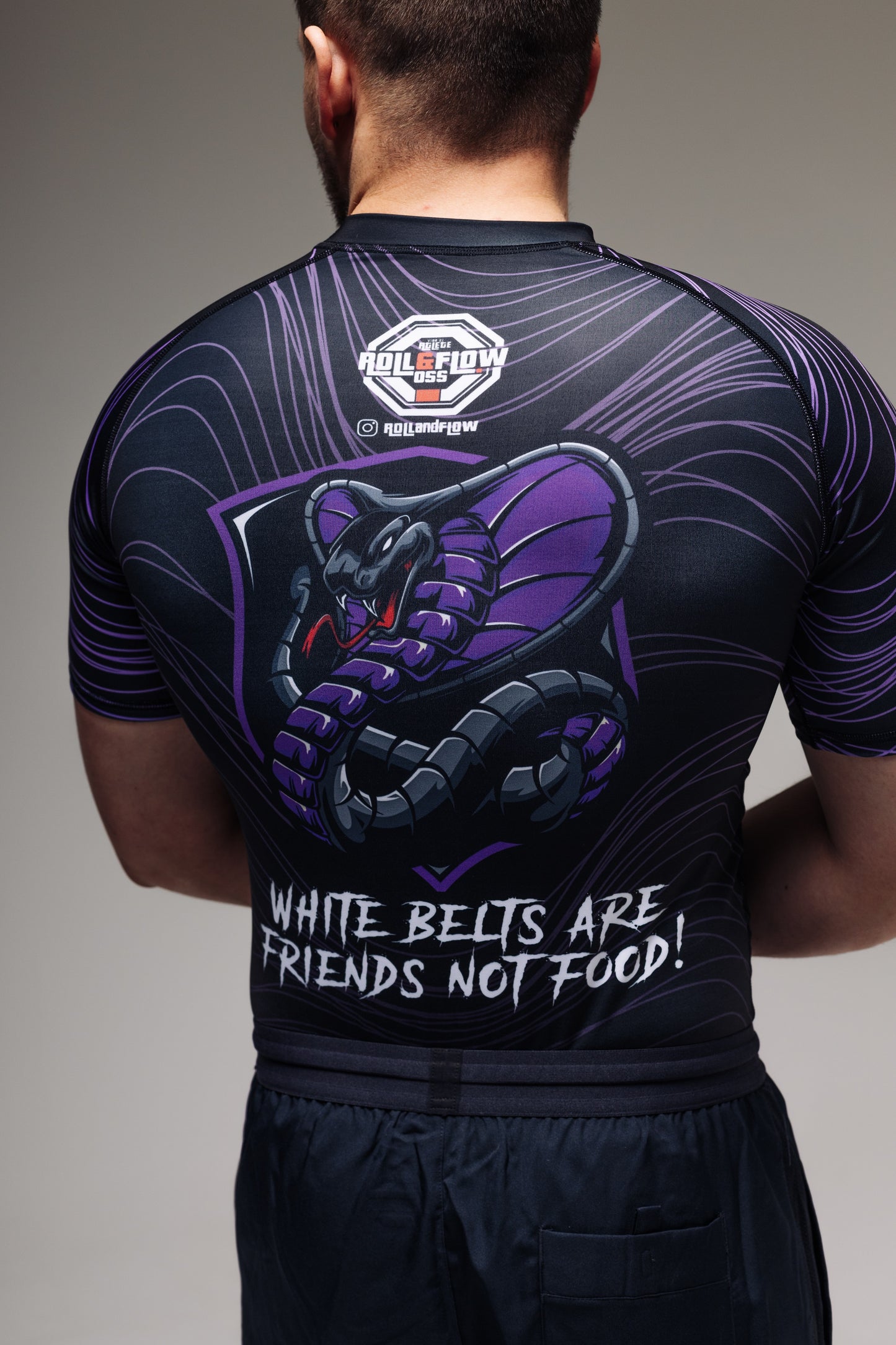 "Snake Flow"  Rashguard Roll &Flow- Perfect for BJJ,Grappling and MMA