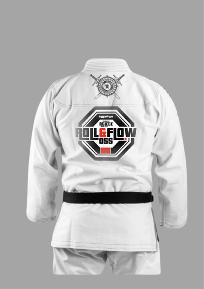Kimono White Roll and Flow