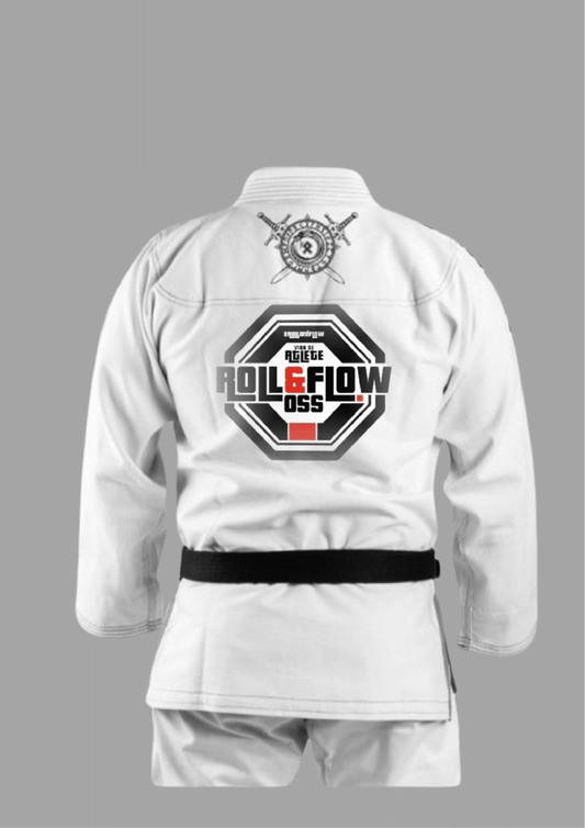 Kimono White Roll and Flow