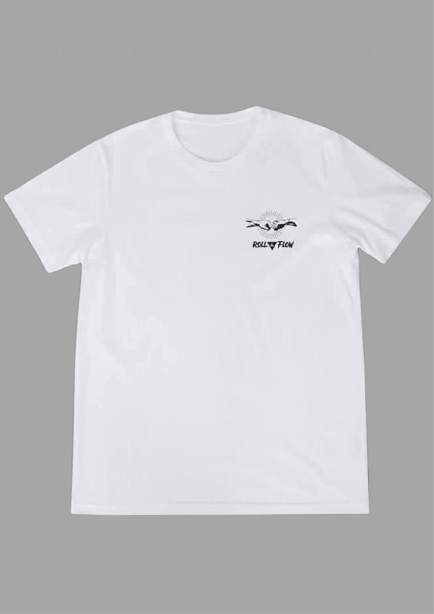 “Roll & Flow Oversized Triangle Choke Tee – Jiu-Jitsu Style”
