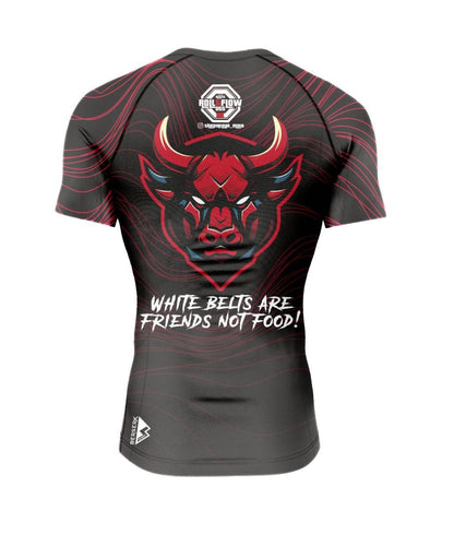 "Bull Charge" Rashguard Roll &Flow-Perfect for BJJ,Grappling and MMA