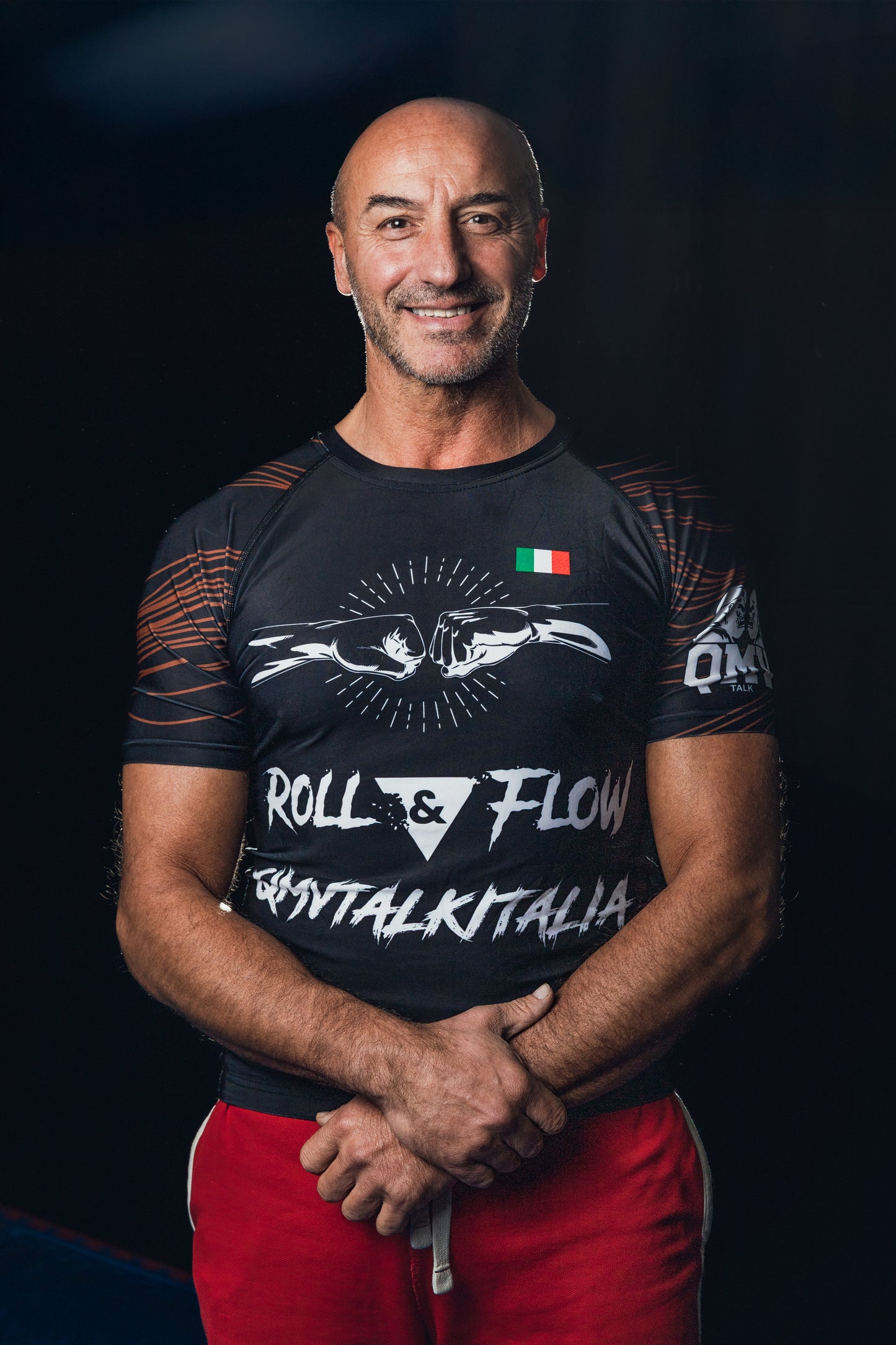 "SNOOP DOG Might" Rashguard by Roll & Flow – Perfect for BJJ, Grappling, and MMA