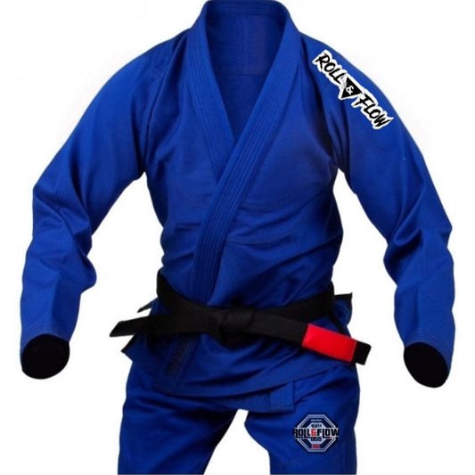 The Roll and Flow  kimono. Blue