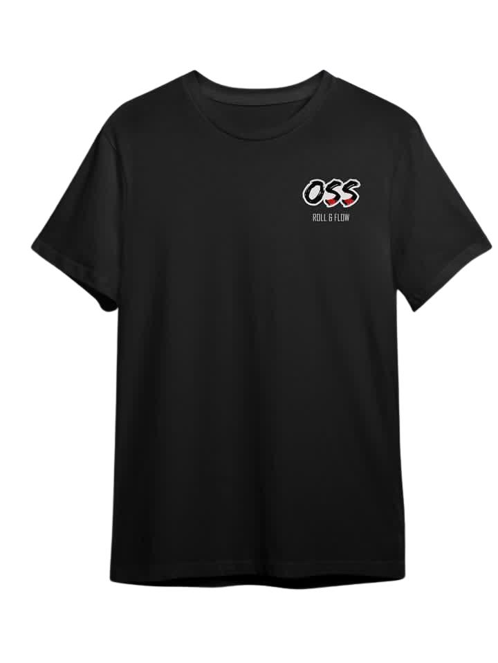 "OSS Oversized T-Shirt by Roll & Flow – Bold Style Meets Martial Arts Spirit"