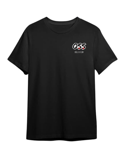 "OSS Oversized T-Shirt by Roll & Flow – Bold Style Meets Martial Arts Spirit"